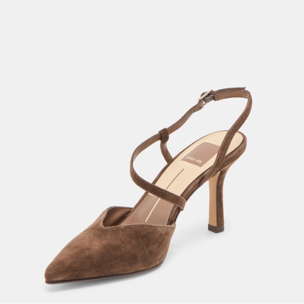 Dolce Vita Brown Suede Heels